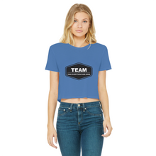 Load image into Gallery viewer, Classic Women's Cropped Raw Edge T-Shirt