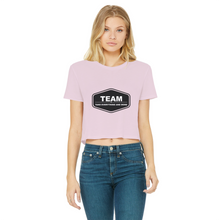 Load image into Gallery viewer, Classic Women's Cropped Raw Edge T-Shirt