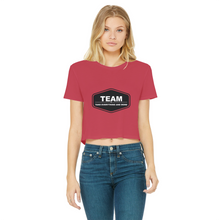 Load image into Gallery viewer, Classic Women's Cropped Raw Edge T-Shirt