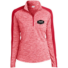 Load image into Gallery viewer, Electric Heather Colorblock 1/4-Zip Pullover