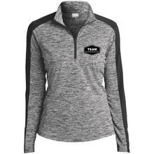 Load image into Gallery viewer, Electric Heather Colorblock 1/4-Zip Pullover