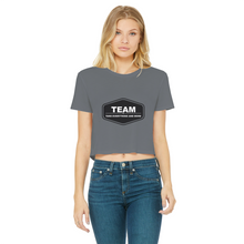 Load image into Gallery viewer, Classic Women's Cropped Raw Edge T-Shirt