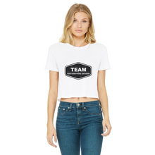 Load image into Gallery viewer, Classic Women's Cropped Raw Edge T-Shirt