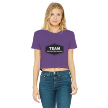 Load image into Gallery viewer, Classic Women's Cropped Raw Edge T-Shirt