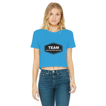Load image into Gallery viewer, Classic Women's Cropped Raw Edge T-Shirt