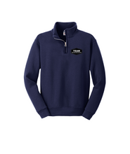 Load image into Gallery viewer, Kids' 1/4-Zip Embroidered Cadet Collar Sweatshirt
