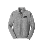 Load image into Gallery viewer, Kids' 1/4-Zip Embroidered Cadet Collar Sweatshirt