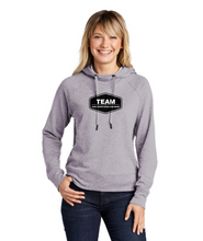 Load image into Gallery viewer, Ladies Embroidered French Terry Hoodie