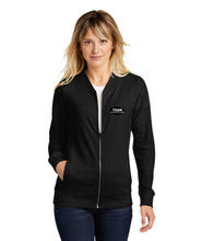 Load image into Gallery viewer, Ladies Embroidered French Terry Bomber