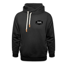 Load image into Gallery viewer, Shawl Collar Hoodie - black