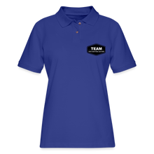 Load image into Gallery viewer, Women's Pique Polo Shirt - royal blue