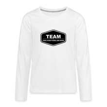 Load image into Gallery viewer, Kids' Premium Long Sleeve T-Shirt - white