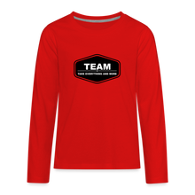 Load image into Gallery viewer, Kids' Premium Long Sleeve T-Shirt - red