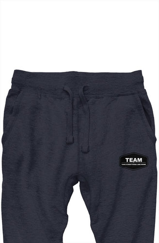 Black premium joggers