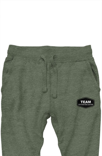 Military Green Heather premium joggers