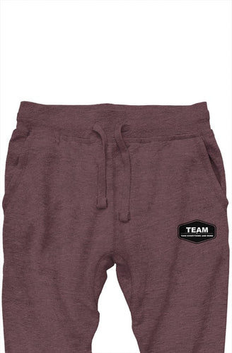 Heather Wine premium joggers