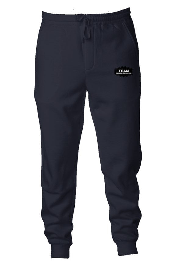 Classic Navy Midweight Fleece Joggers