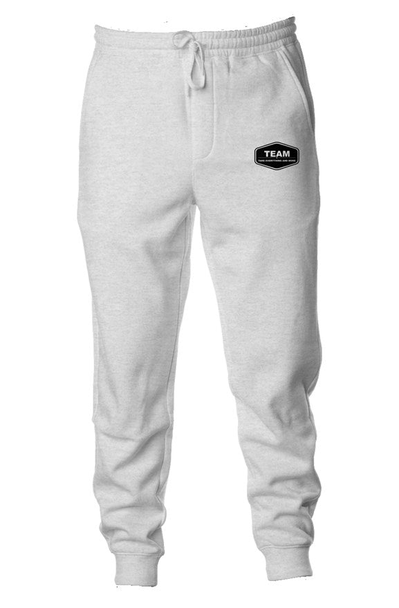 Grey Heather Midweight Fleece Joggers