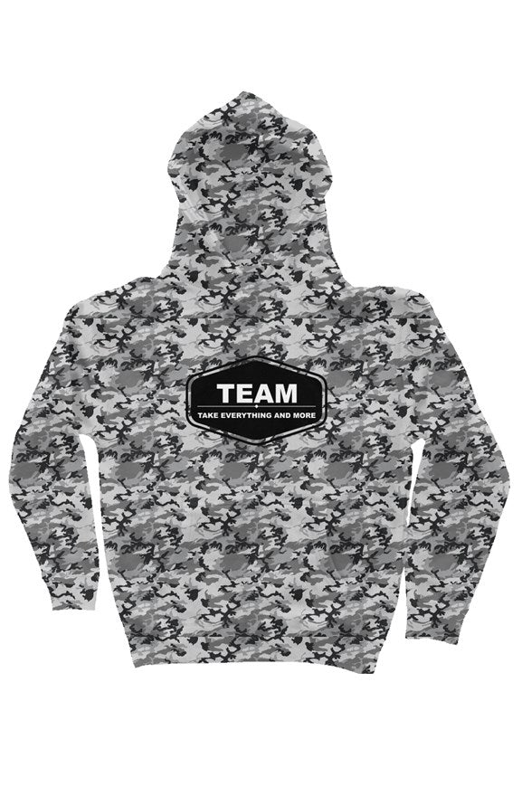 Youth Heavyweight Hoodie (Snow Camo)