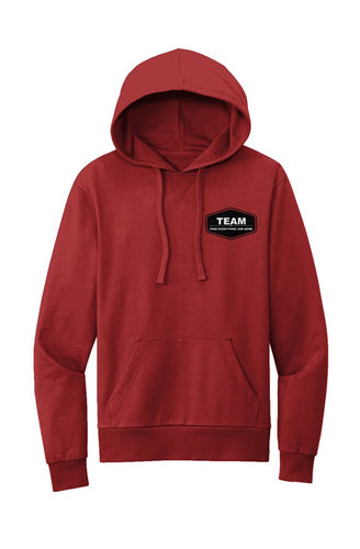 Organic French Terry Pullover Hoodie (Revolution Red)