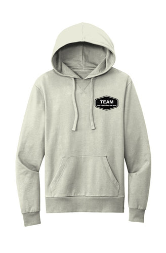 Organic French Terry Pullover Hoodie (White Sand)