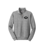 Load image into Gallery viewer, Kids&#39; 1/4-Zip Embroidered Cadet Collar Sweatshirt
