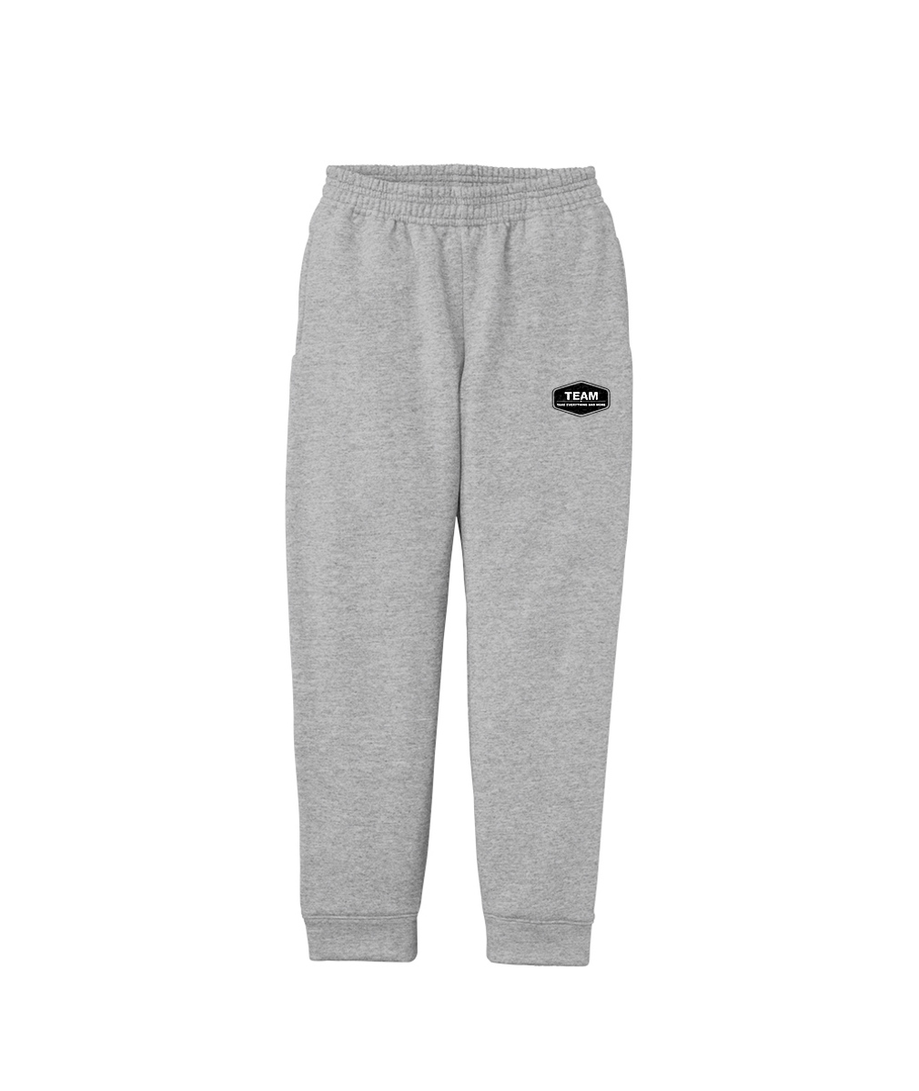 Port & Company Youth Core Fleece Embroidered Jogger