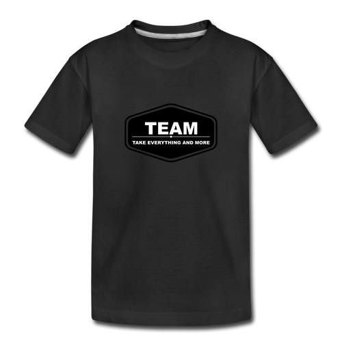 Toddler Premium Organic T-Shirt - black