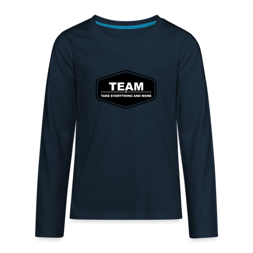 Kids' Premium Long Sleeve T-Shirt - deep navy